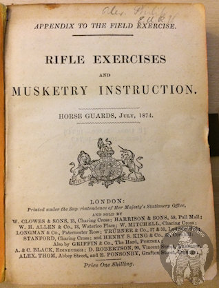 Musketry Regulations 1874